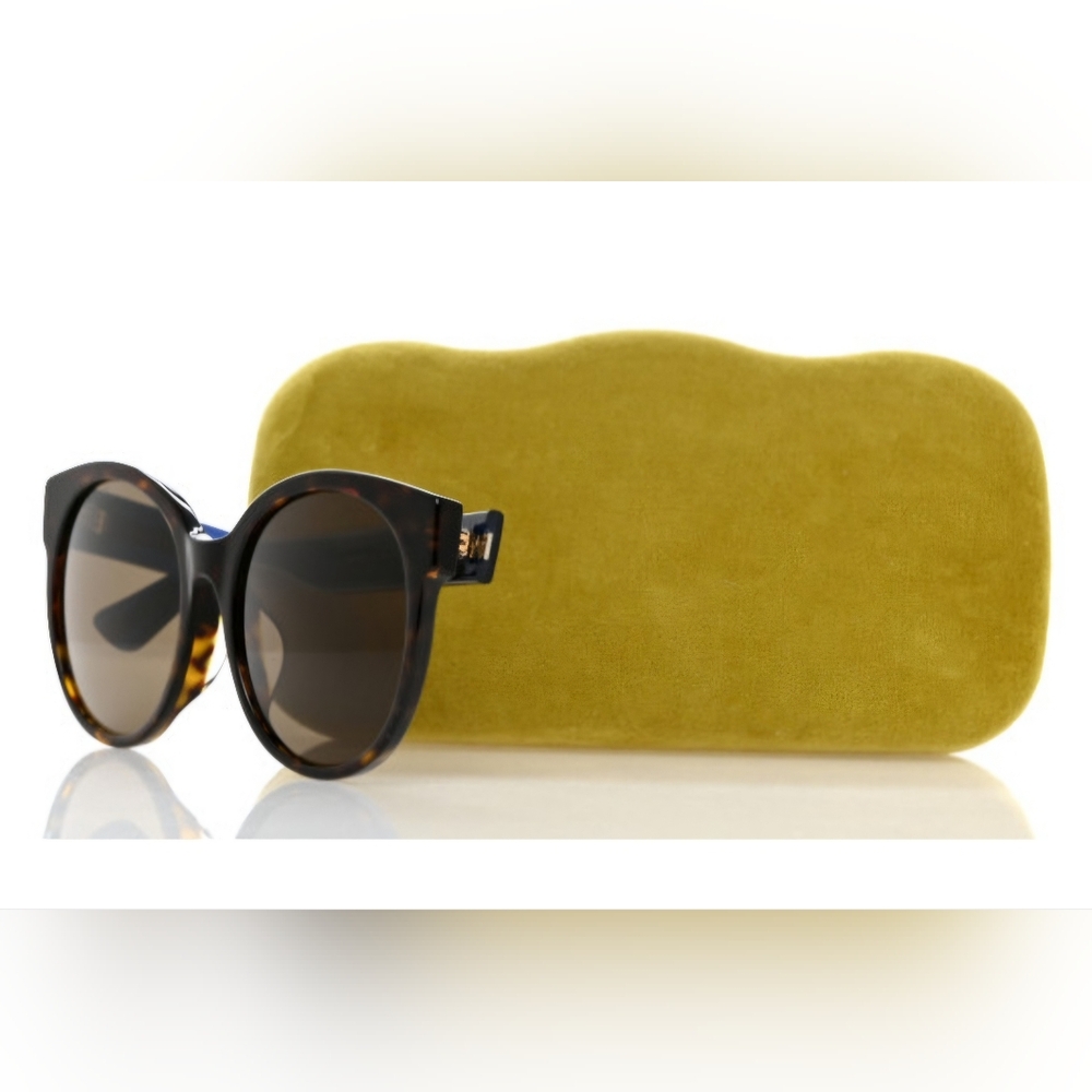 ❌️SOLD❌️🎉Gucci 00G5S Acetate Round Web Sunglasses Unisex - Picture 3 of 11
